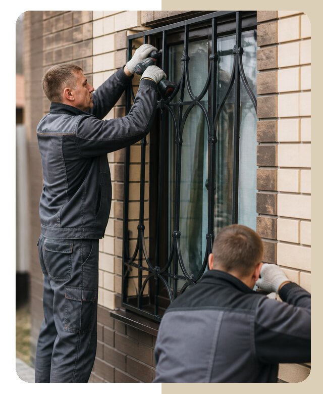 Установка решеток в дом в Ноябрьске по цене от 3546 р. | ДвериЛегко-Нбс
